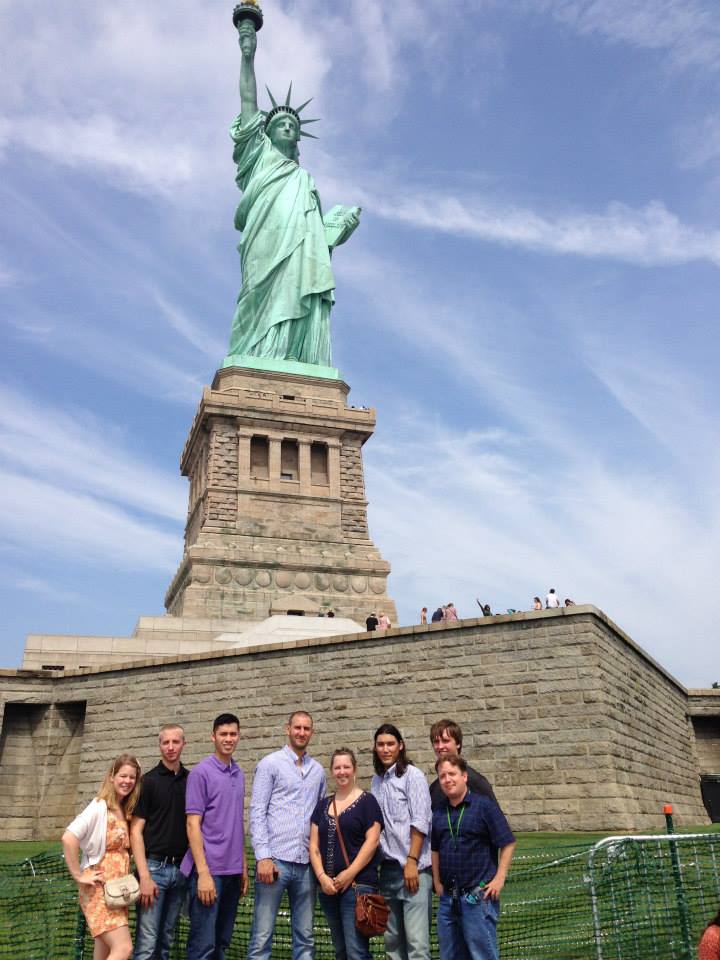 Econ Club at Statue of Liberty